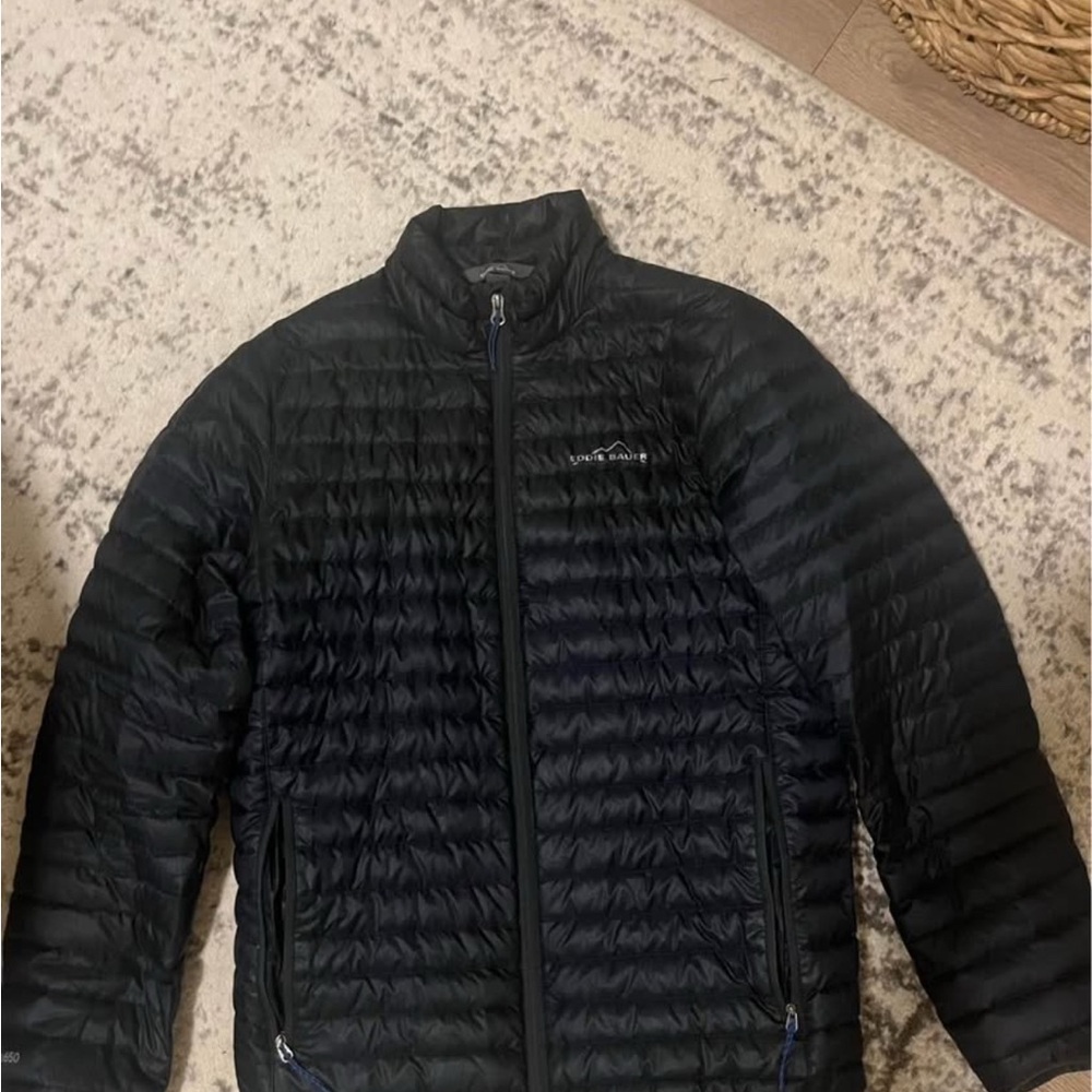 Eddie Bauer Men's Black Puffer Jacket